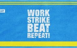 Andro Handtuch Work Strike Beat Repeat 38x85cm - Tischtennis Handtuch